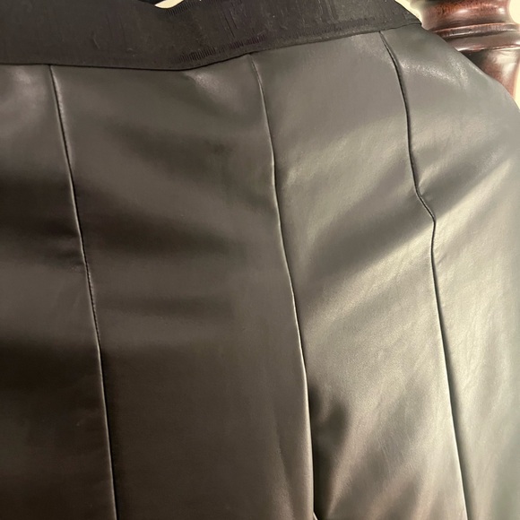 Wolford Jenna slightly cropped leather trousers size 38 - Picture 8 of 15